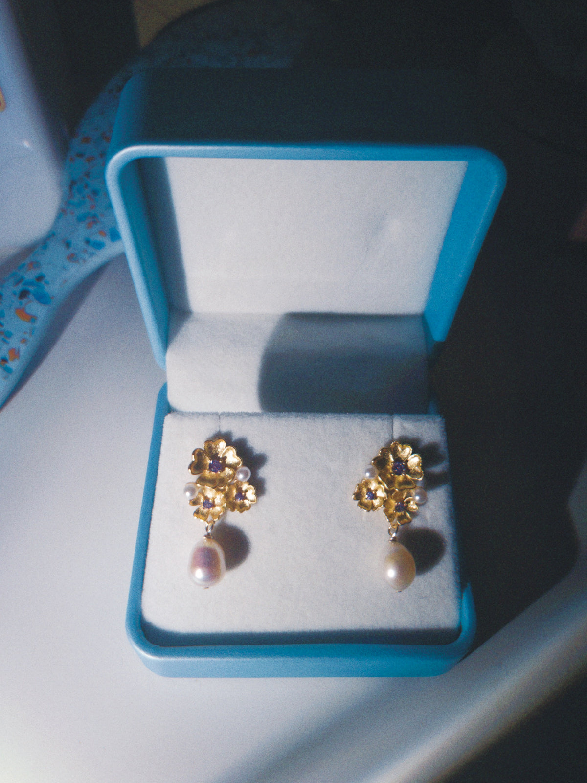 Dream Garden Pearl Drop Earrings