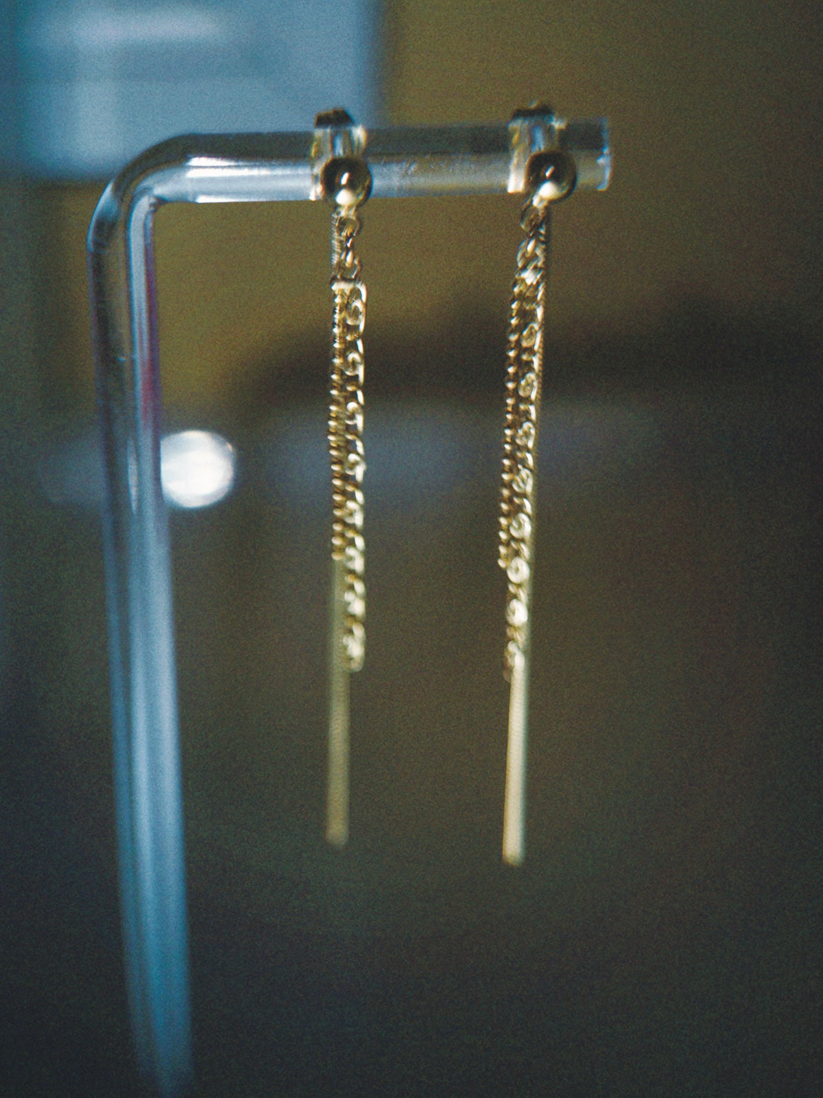 Cocktail Hour Chain Tassel 14K Gold Plated Earrings