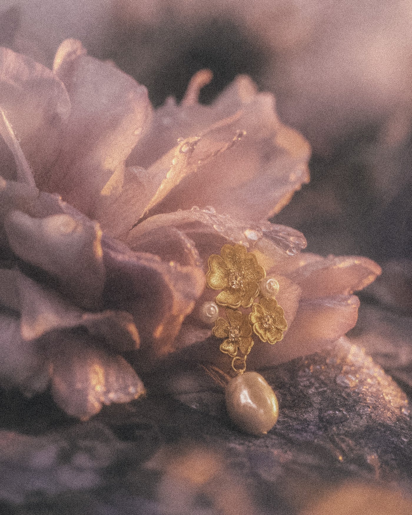Dream Garden Pearl Drop Earrings