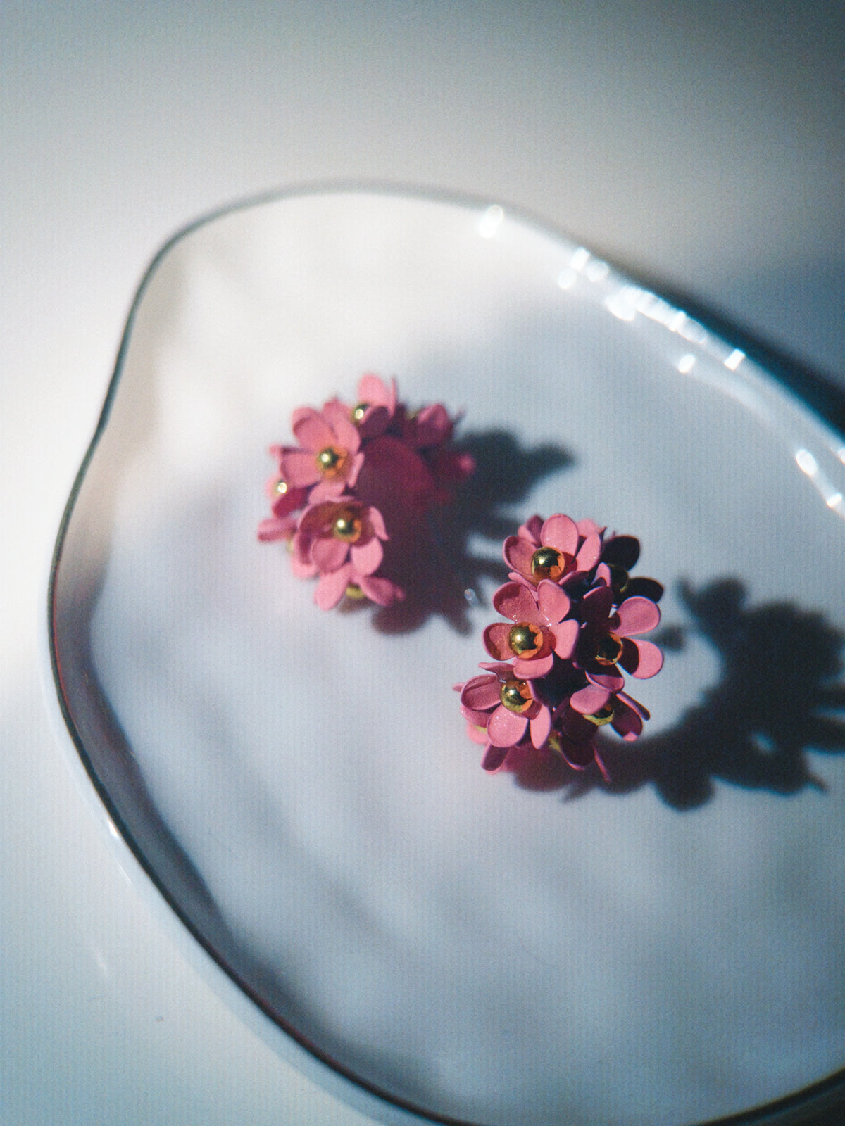 Flower Market Pink Floral Earrings